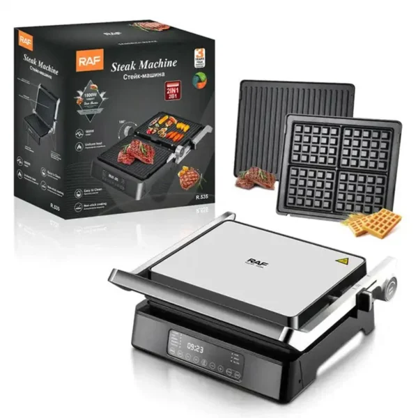 جريل شوي و وافل 2*1 تحكم ديجيتال تايمر وبرامج راف RAF R.535