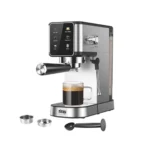 ماكينة اسبريسو ديجيتال مزودة بذراع بخار احترافي 1350 وات 20 بار DSP KA3115 + هدية