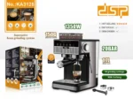 ⁦ماكينة اسبريسو مزودة بمطحنة وذراع تبخير احترافي 1350 وات ضغط 20 بار DSP KA3125⁩ - الصورة ⁦2⁩