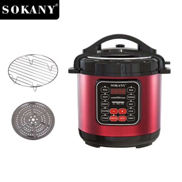 حلة ضغط كهرباء سوكاني 5 لتر ديجتال SK-2402