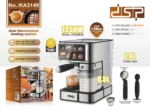 ⁦ماكينة اسبريسو ومشروبات مزودة بخزان حليب 1350 وات 15 بار DSP KA3149⁩ - الصورة ⁦4⁩
