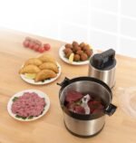 ⁦كبة كهربائية السيف استيل 1000 واط  6 لتر، فضي اسود(E02503)⁩ - الصورة ⁦5⁩