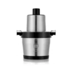 كبة كهربائية السيف استيل 1000 واط  6 لتر، فضي اسود(E02503)