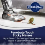 ⁦BISSELL Revolution HydroSteam 3672e مكنسة بيسيل ريفليوشن هايدروستيم  لتنضيف السجاد والانتريهات بتنقية البخار⁩ - الصورة ⁦3⁩