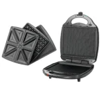 صانع السندوتشات و الوافل 3*1 جامبو بلاك اند ديكر TS 4130  3 in 1, 4 Slice Sandwich, Grill & Waffle Maker