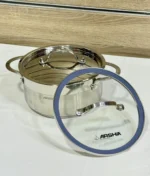 ⁦طقم حلل استنلس ارشيا 21 قطعة  AR-3642⁩ - الصورة ⁦4⁩