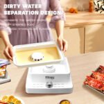 ⁦حلة طهي بالبخار  12 لتر 3 دور KA5015⁩ - الصورة ⁦3⁩