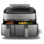 قلاية هوائية فيليبس 5000 مع سلة مزدوجة مع بخار – ‎2750 واط – 9 لتر – NA555/09