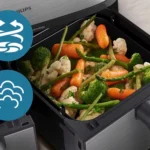 ⁦قلاية هوائية فيليبس 5000 مع سلة مزدوجة مع بخار – ‎2750 واط – 9 لتر – NA555/09⁩ - الصورة ⁦5⁩