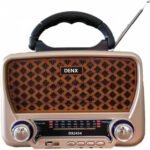 راديو دينكس لاسلكي مزود ب USB عالي الدقة مع قنوات FM-AM-SW DX2434